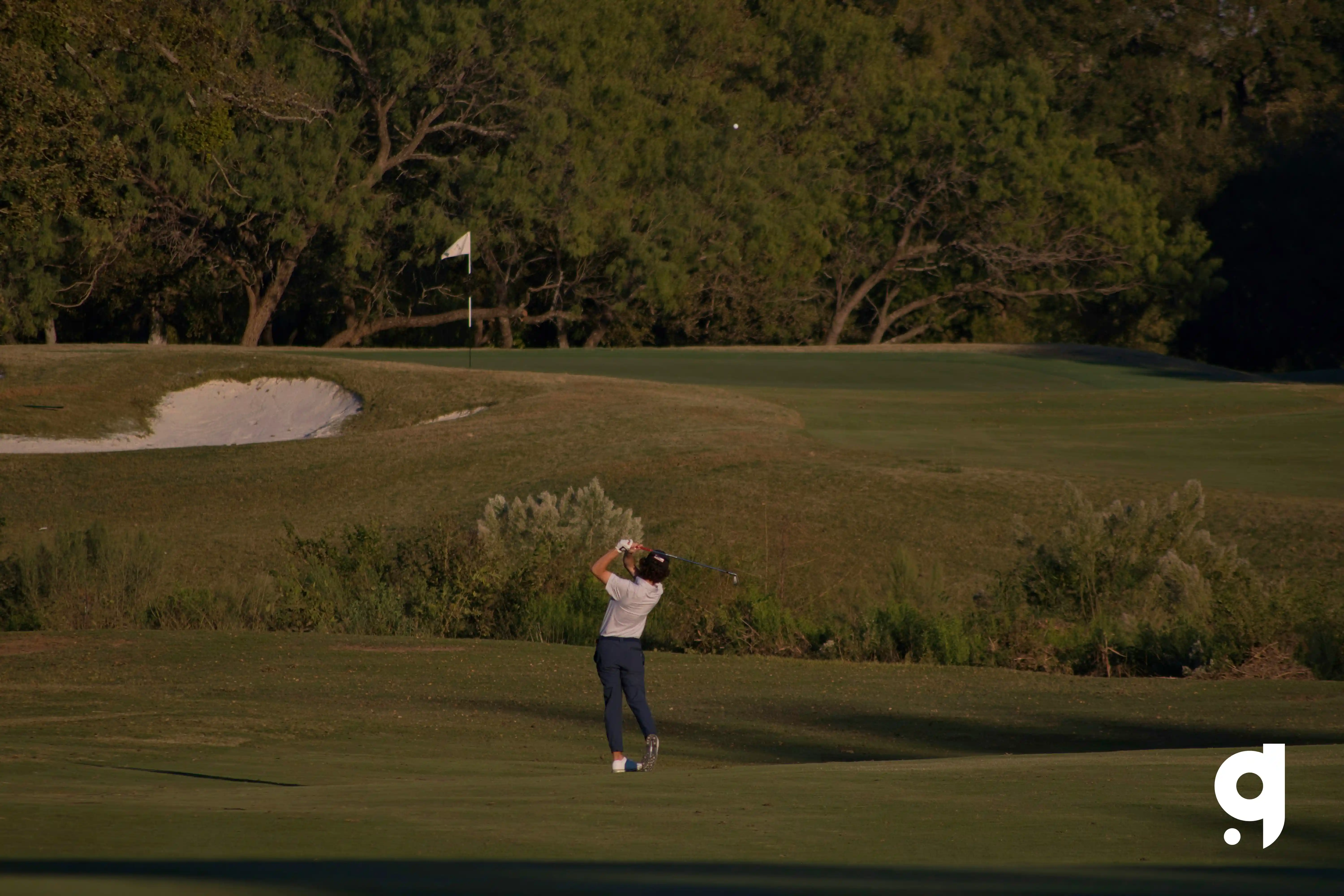 mise en situation du logo de l'art du golf